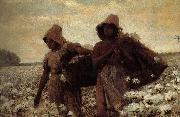 Winslow Homer Mining women s cotton Spain oil painting artist